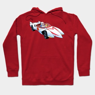 Speed racer mach 5 car Hoodie